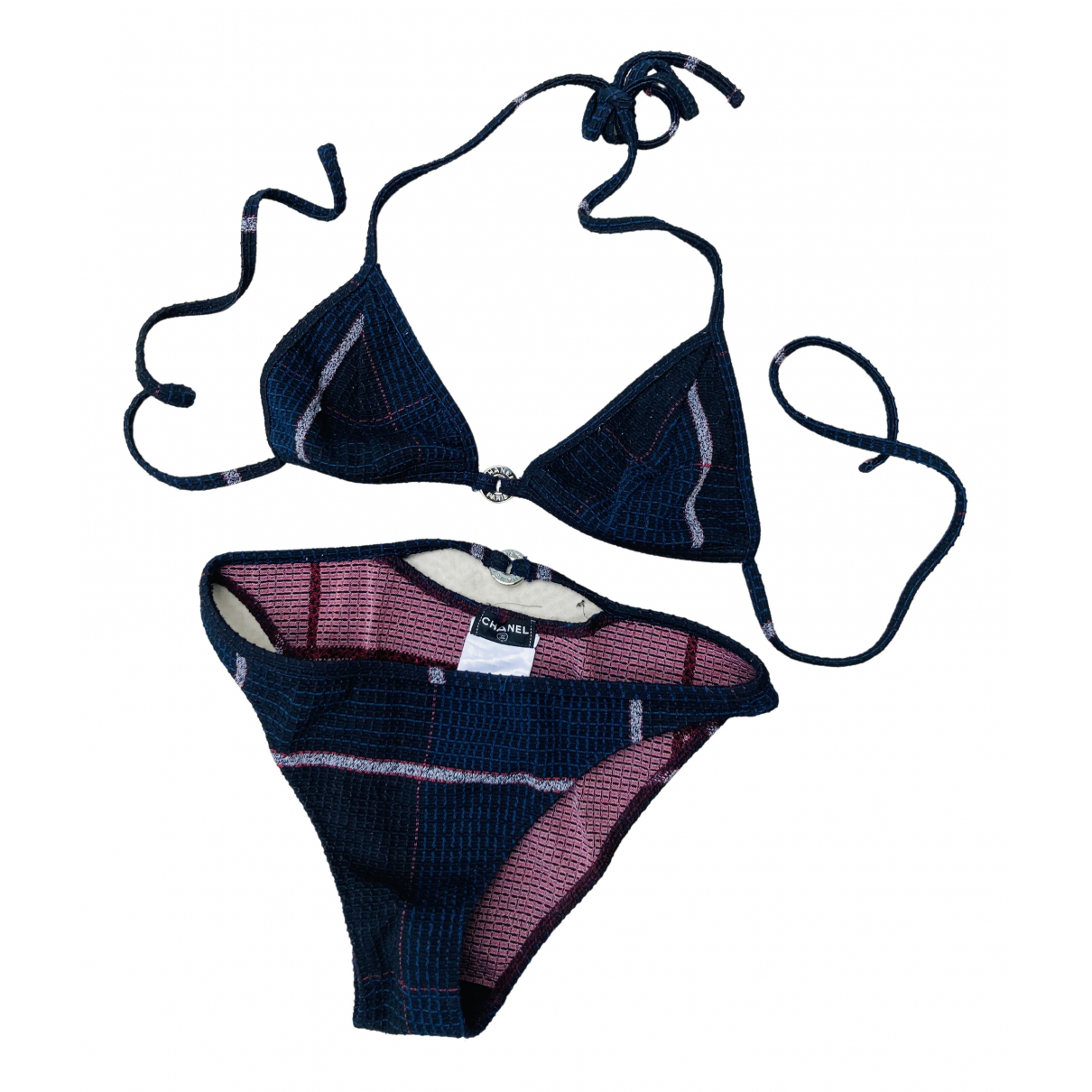 Pre-owned Chanel Two-piece Swimsuit In 