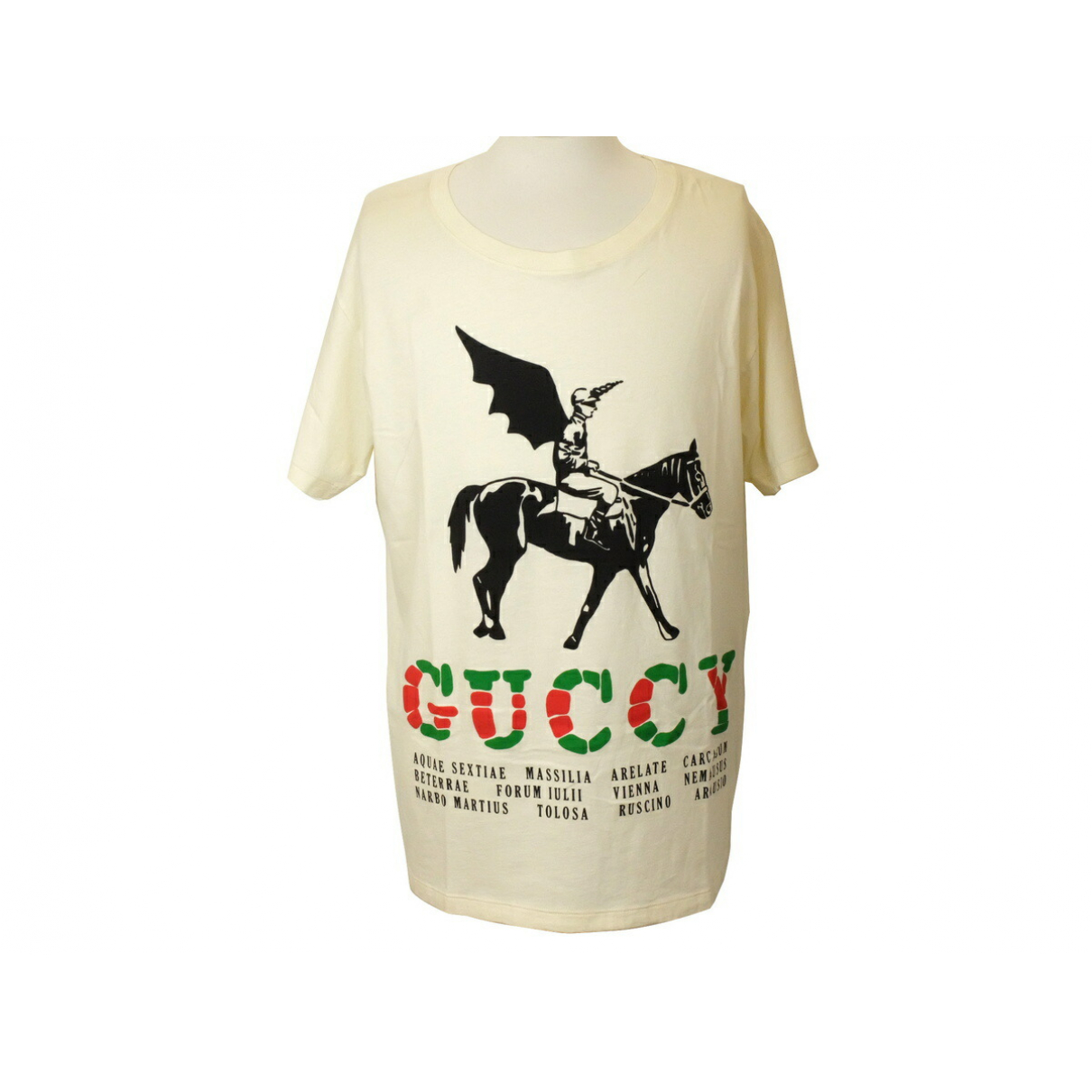 Pre-owned Gucci Silver Cotton T-shirt 