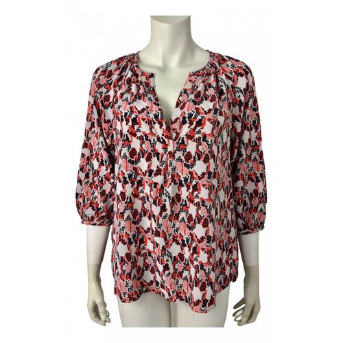 Pre-owned Joie Silk Blouse In Red