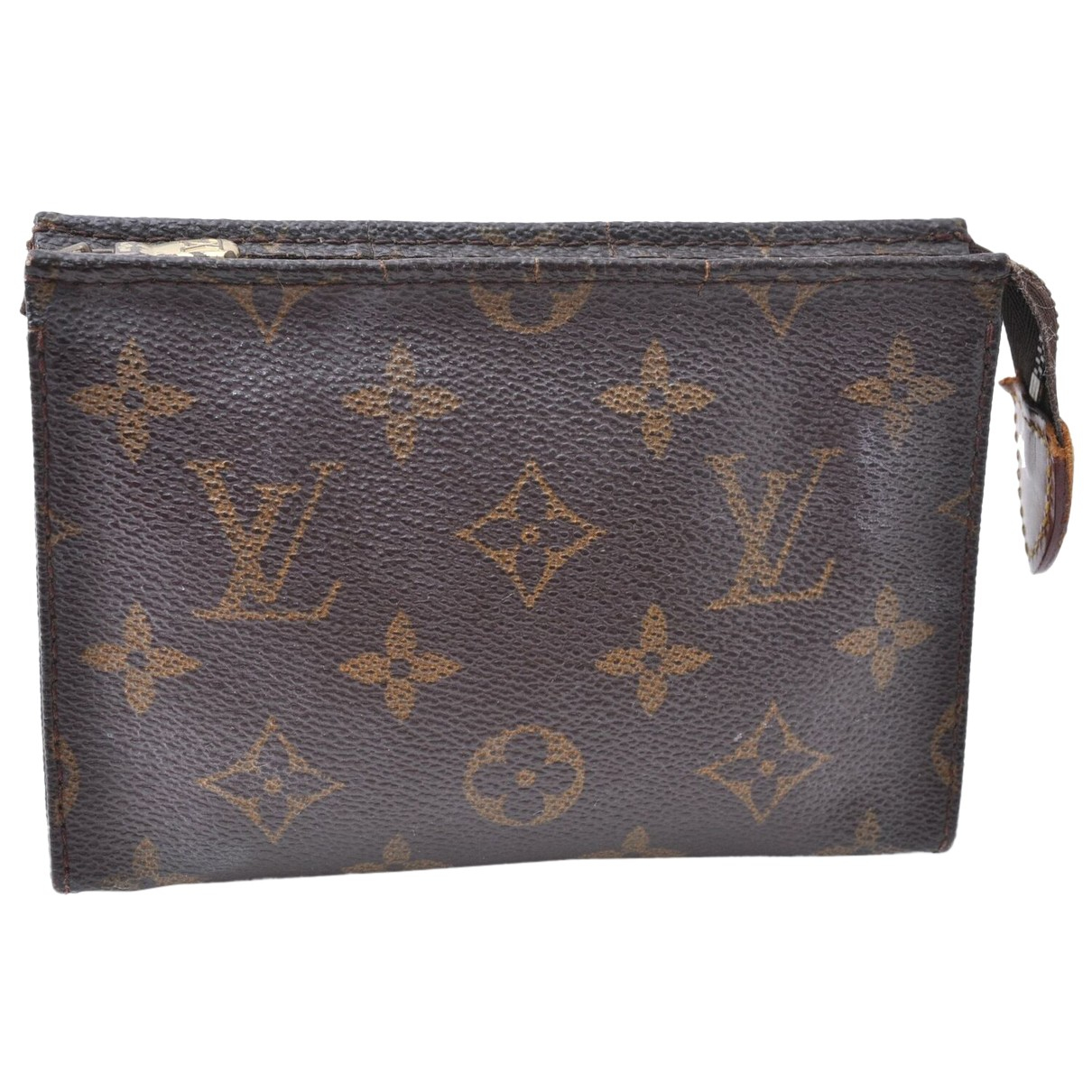 Pre-owned Louis Vuitton Pochette Cosmã©tique Cloth Handbag In Brown |  ModeSens