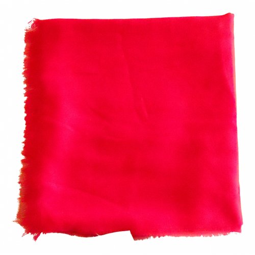 Pre-owned Max Mara Cashmere Scarf In Red