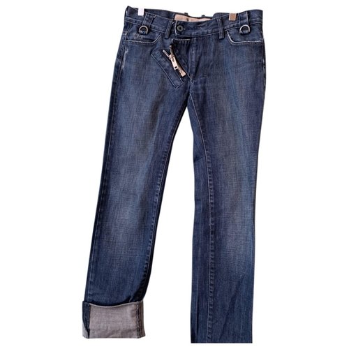 Pre-owned April77 Straight Jeans In Blue