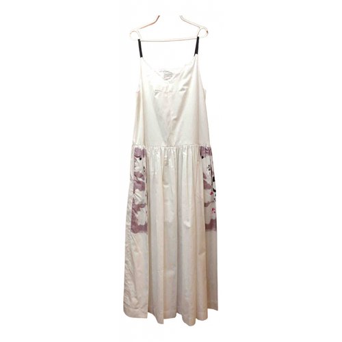 Pre-owned Dries Van Noten Maxi Dress In White