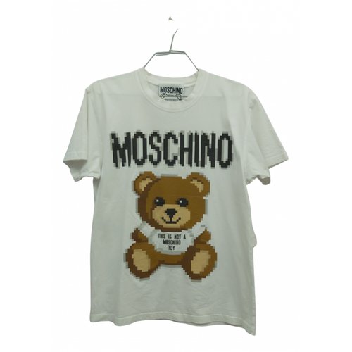 Pre-owned Moschino White Cotton Top