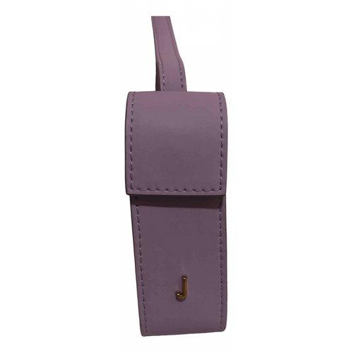 Pre-owned Jacquemus Le Porte Rouge Ã Lã¨vres Leather Handbag In Purple