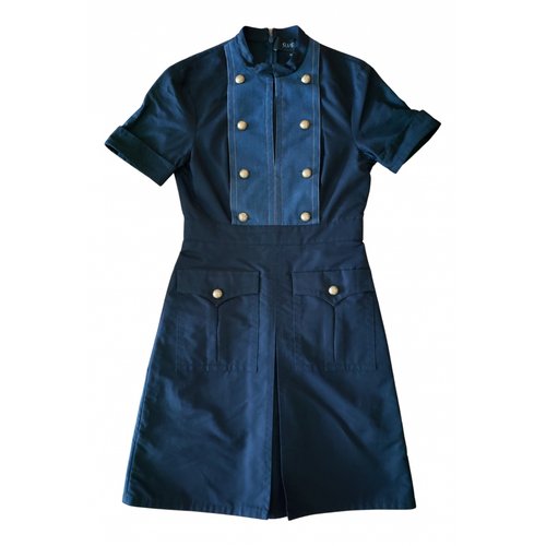 Pre-owned Gucci Mid-length Dress In Navy