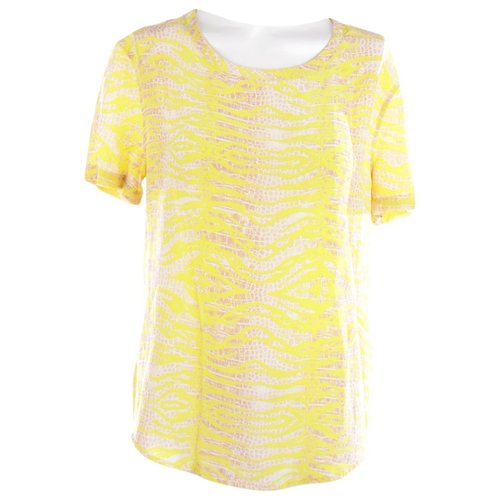 Pre-owned Equipment Silk Blouse In Yellow