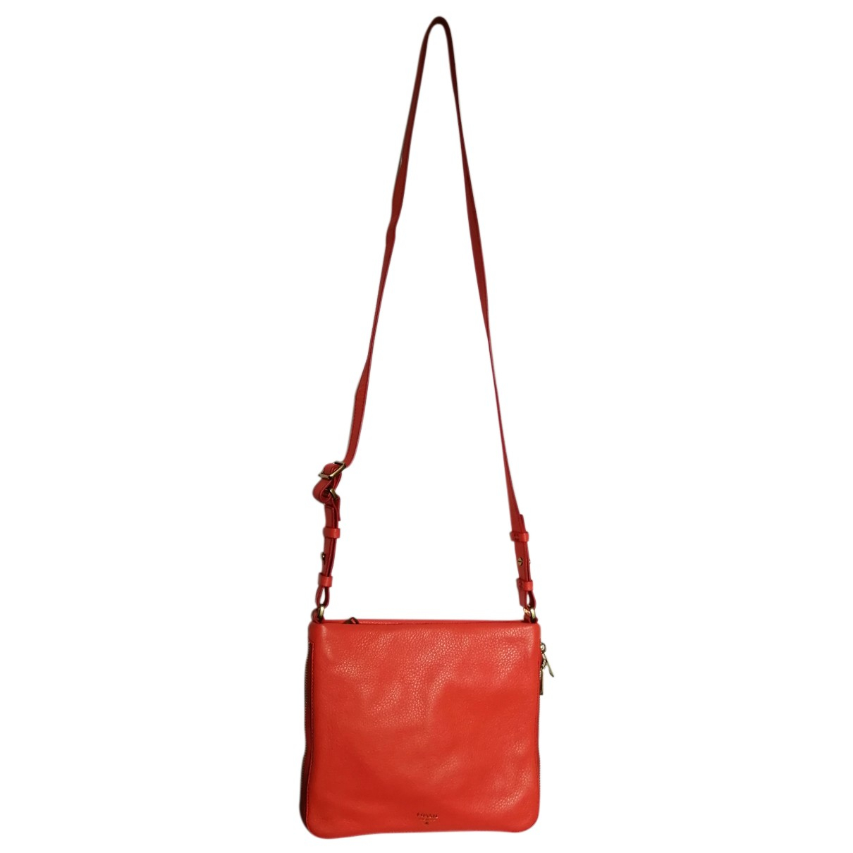Pre-owned Fossil Leather Crossbody Bag 