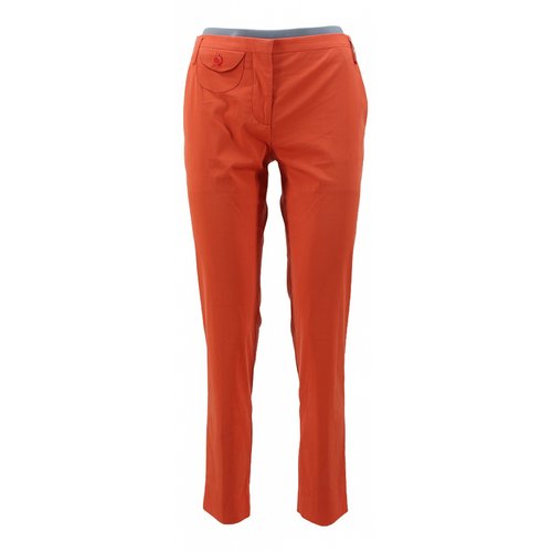 Pre-owned Prada Carot Pants In Orange