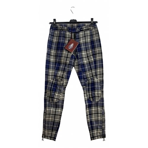 Pre-owned Dondup Wool Trousers In Multicolour