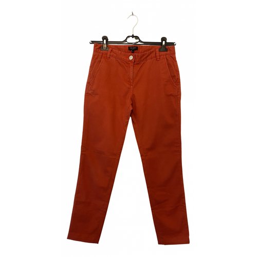 Pre-owned Ted Baker Cloth Trousers In Red