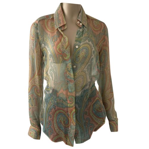 Pre-owned Dolce & Gabbana Silk Shirt In Multicolour