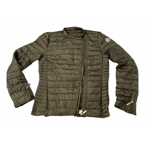 Pre-owned Moncler Coat In Green