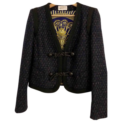Pre-owned Emilio Pucci Blue Wool Jacket