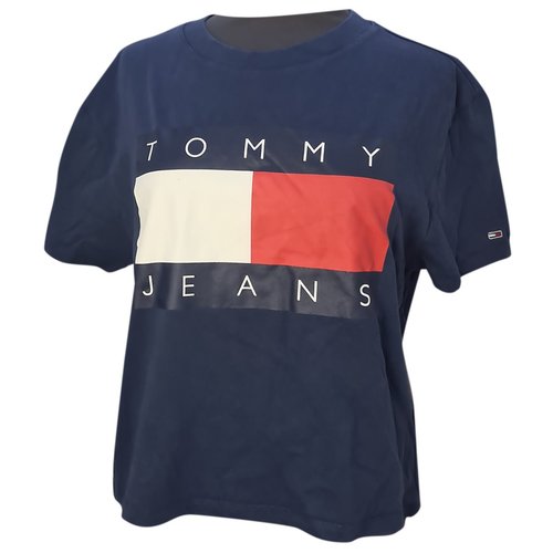 Pre-owned Tommy Hilfiger Blue Cotton Top