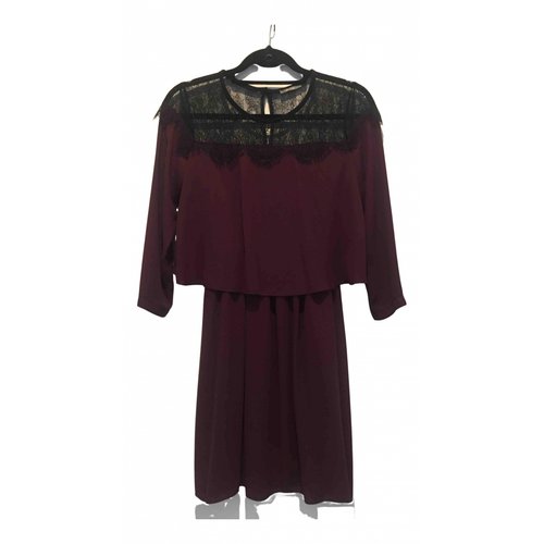 Pre-owned Dixie Dress In Burgundy
