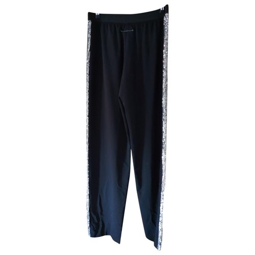 Pre-owned Mm6 Maison Margiela Large Pants In Black