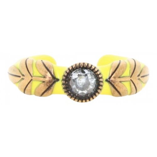 Pre-owned Fendi Ring In Yellow