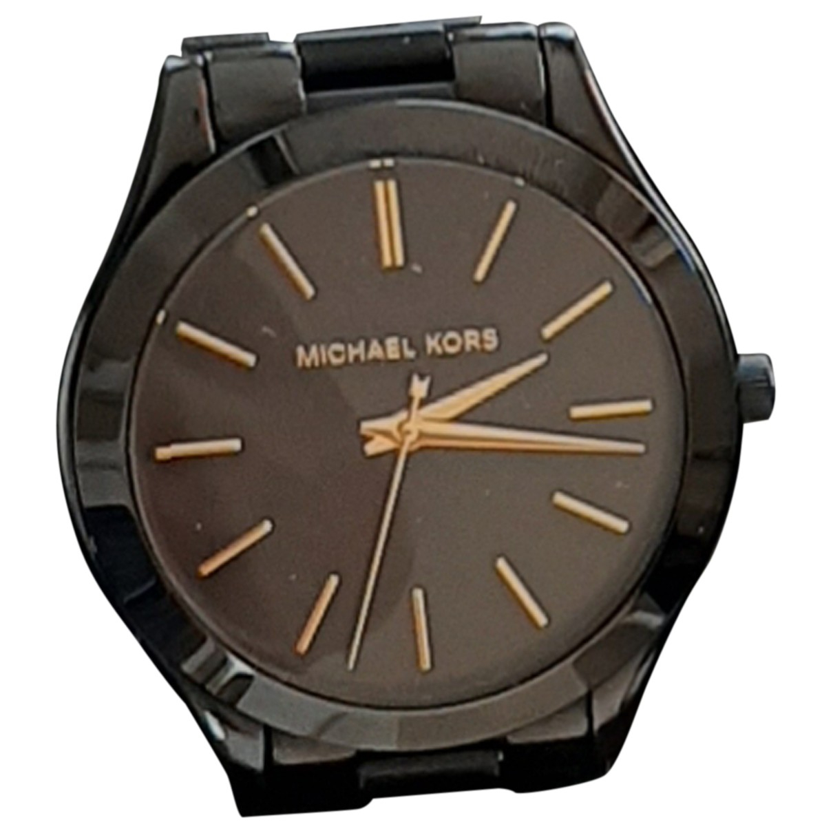 Pre-owned Michael Kors Watch In Black 