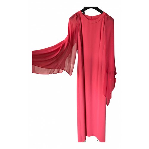 Pre-owned Weill Maxi Dress In Pink