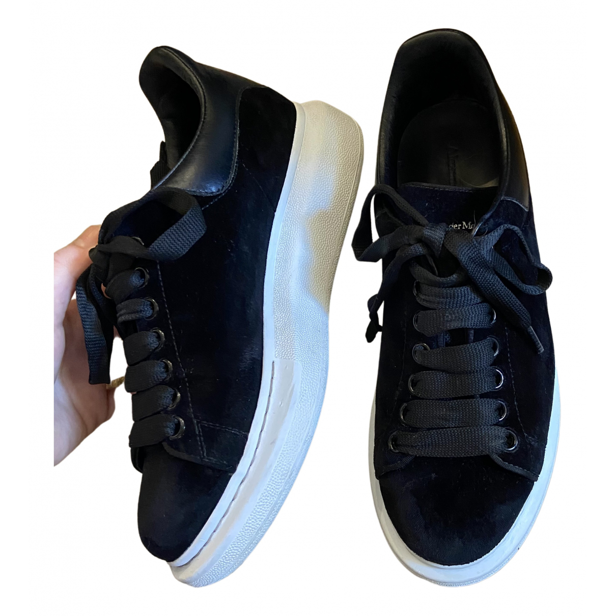 Alexander McQueen Velvet trainers from Alexander McQueen | AccuWeather Shop