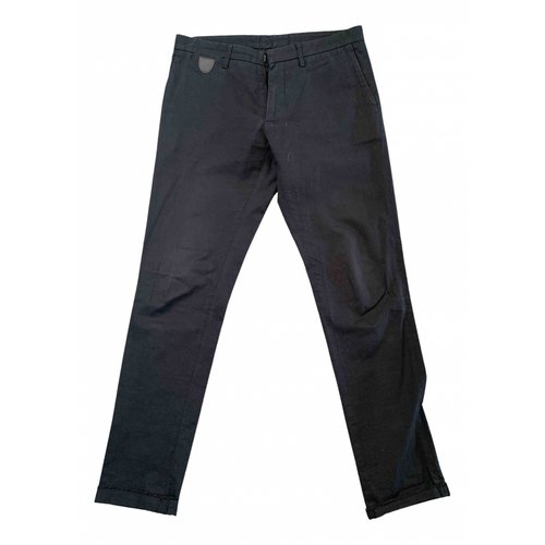 Pre-owned April77 Wool Trousers In Blue