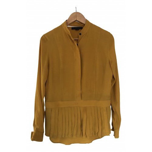 Pre-owned Alexander Wang Silk Blouse In Yellow