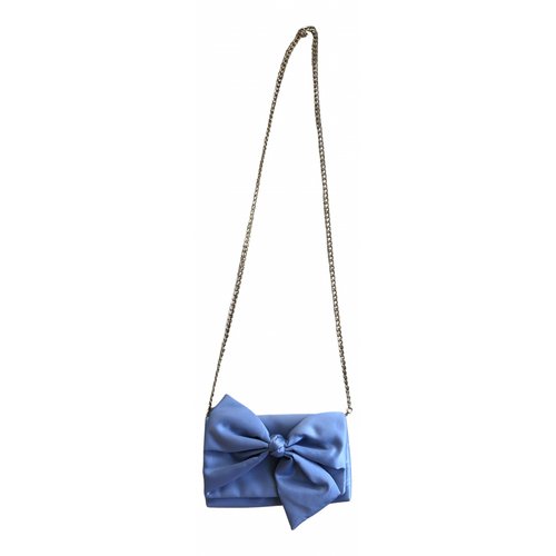 Pre-owned Marina Rinaldi Cloth Mini Bag In Blue