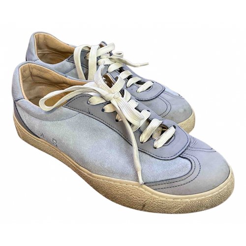 Pre-owned Acne Studios Low Trainers In Blue
