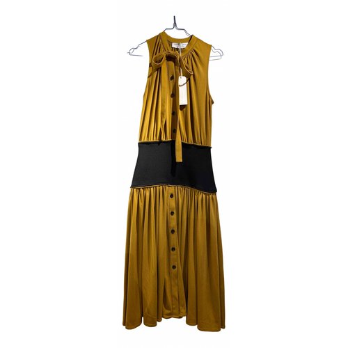 Pre-owned Proenza Schouler Mid-length Dress In Yellow