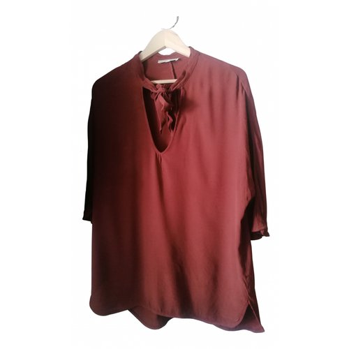 Pre-owned Second Female Tunic In Burgundy