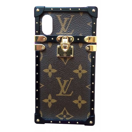 Pre-owned Louis Vuitton Iphone Case In Brown