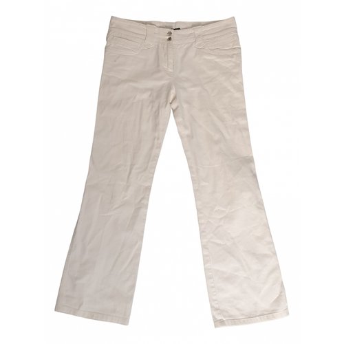 Pre-owned Dolce & Gabbana White Cotton Jeans