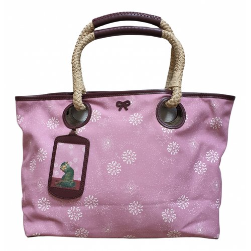 Pre-owned Anya Hindmarch Cloth Tote In Pink