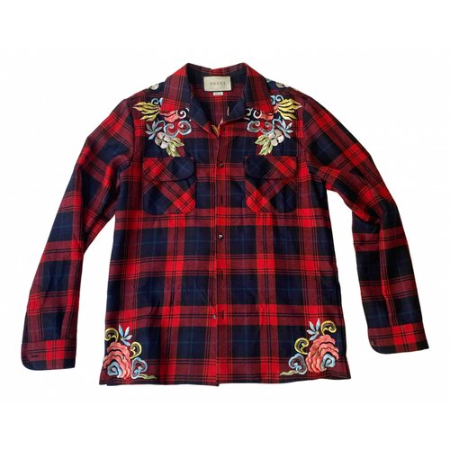 Pre-owned Gucci Wool Blouse In Multicolour