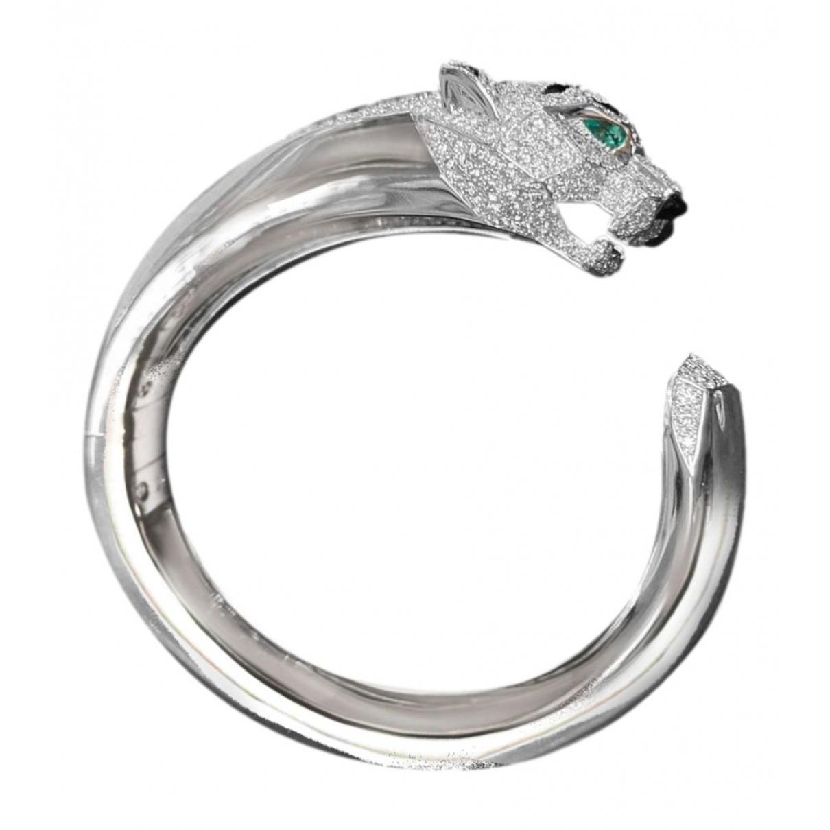 Pre-owned Cartier Panthã¨re White Gold Bracelet In Other | ModeSens