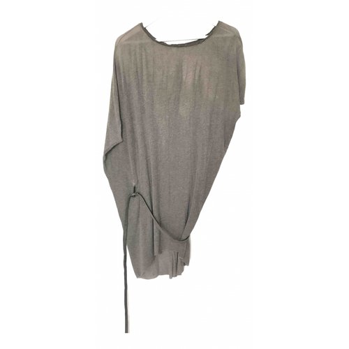 Pre-owned Helmut Lang Cashmere Mid-length Dress In Grey