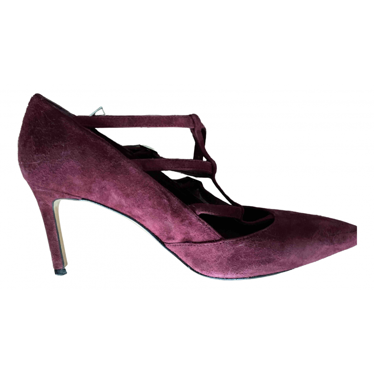 Pre-owned Dune Heels In Purple | ModeSens