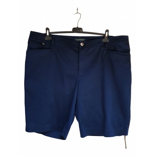 Pre-owned Lauren Ralph Lauren Blue Cotton Shorts