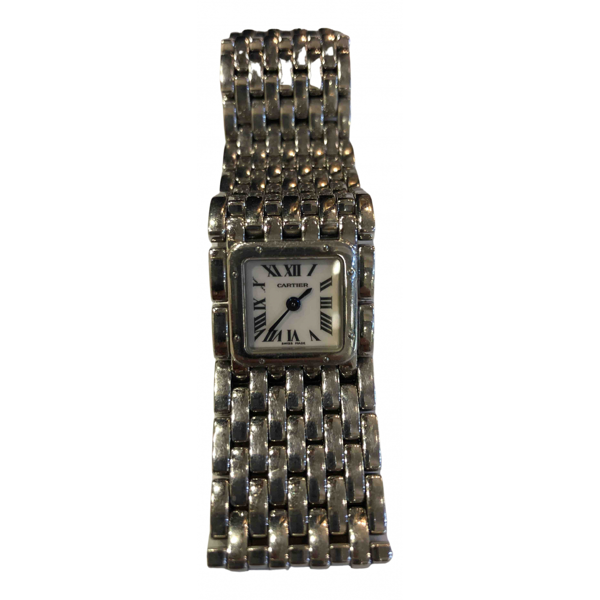 Pre-owned Cartier Panthã¨re Ruban Watch In Silver | ModeSens