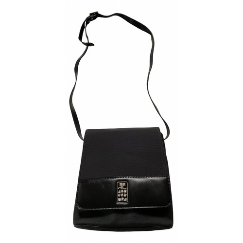 Pre-owned Courrèges Cloth Handbag In Black