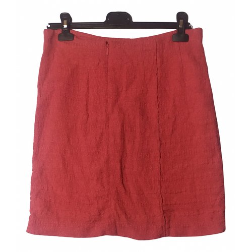 Pre-owned Marni Mini Skirt In Burgundy