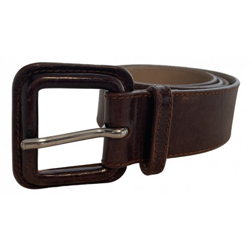Pre-owned Drykorn Leather Belt In Brown