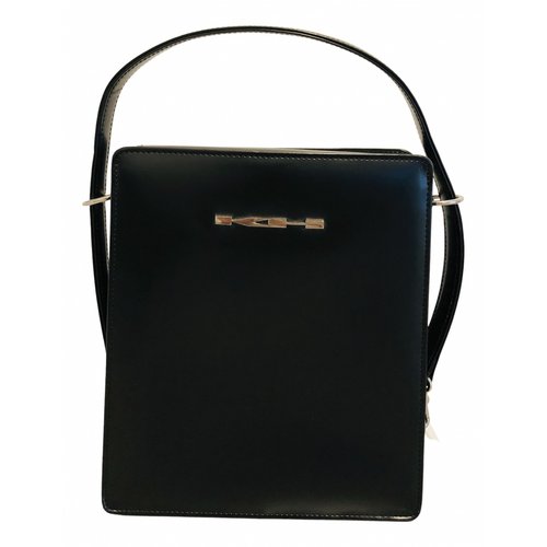 Pre-owned Katharine Hamnett Leather Bag In Black