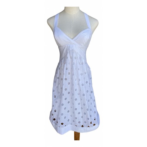Pre-owned Catherine Malandrino Mid-length Dress In White