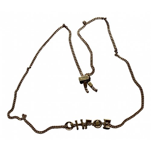 Pre-owned Chloé Long Necklace In Gold