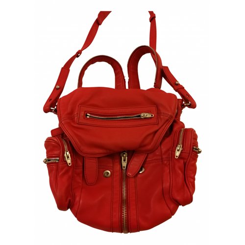 Alexander Wang Pre-Loved red backpack ALEXANDER WANG MINI MARTI BAG BACKPACK RED | eBay main image 2