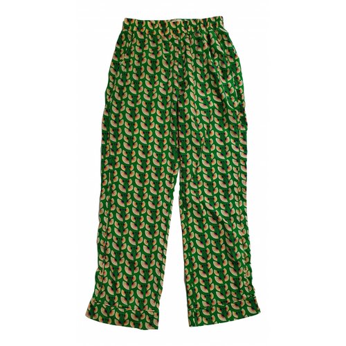 Pre-owned Lolly's Laundry Trousers In Green