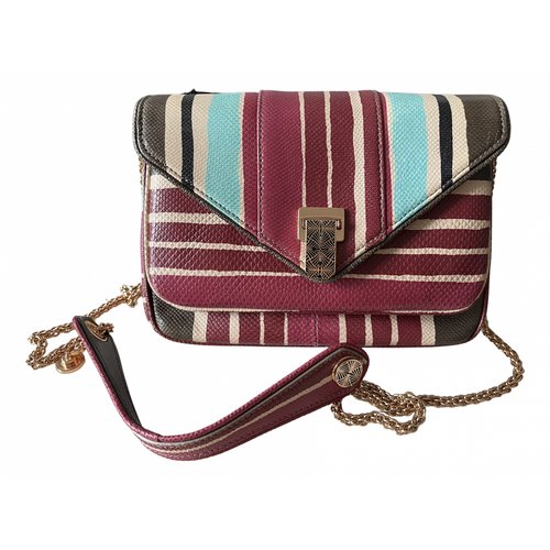 Pre-owned Baraboux Leather Crossbody Bag In Multicolour