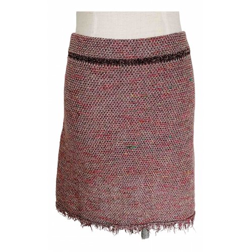 Pre-owned Isabel Marant Linen Mini Skirt In Multicolour